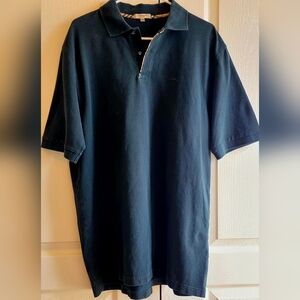 Burberry London XL Men's Dark Green Polo Shirt